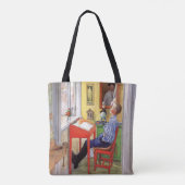 Tote Bag Esbjorn Faire ses devoirs par Carl Larsson (Dos)