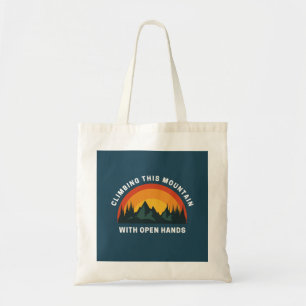 Tote Bag Escalade Cette montagne avec les mains ouvertes ch