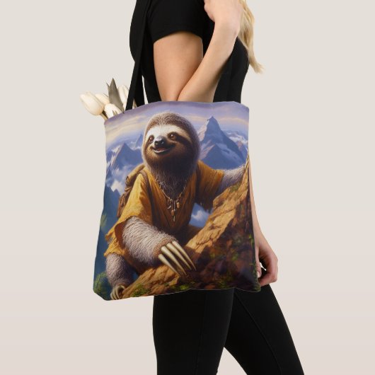 Tote Bag Escalade de Sloth Mountain (De près)