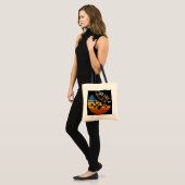 Tote Bag Escalade Femme grimpante Bouldering (Devant (modèle))