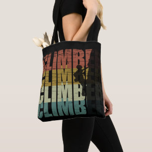 Tote Bag Escalade rock grimpeur vintage