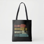 Tote Bag Escalade rock motivationnelle disant (Devant)