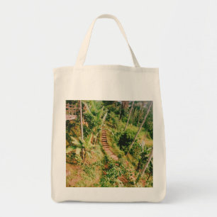 Tote Bag Escalier de la forêt tropicale de Bali
