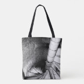 Tote Bag Escalier noir et blanc (Dos)