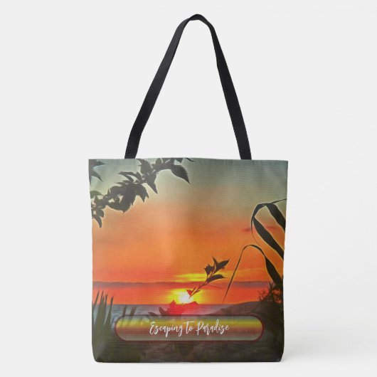 Tote Bag Escaping to Paradise 2009  (Devant)