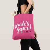 Tote Bag Escouade de mariées roses Coutes de mariée personn (De près)