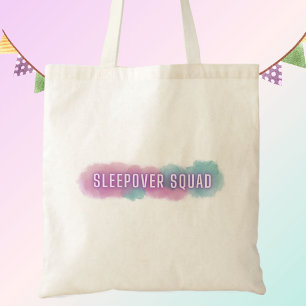 Tote Bag Escouade Jolie fête pastel
