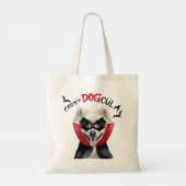 Tote Bag Eskimo Vampire Chien Trick ou Traiter Halloween (Dos)