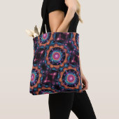 Tote Bag Espace coloré Mandala (De près)