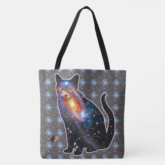 Tote Bag Espace De Rayons X En Chat (Devant)
