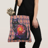 Tote Bag Espace Quasar En Chat (De près)