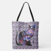 Tote Bag Espace Zodiaque En Chat (Dos)