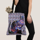 Tote Bag Espace Zodiaque En Chat (De près)