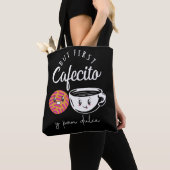 Tote Bag Espagnol Coffee Lover Pun drôle de caféine toxicom (De près)