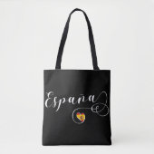 Tote Bag España Espagne Drapeau Coeur, espagnol (Devant)