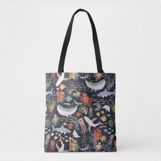Tote Bag Espèce marine (Devant)
