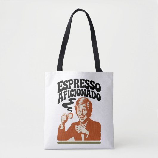 Tote Bag Espresso Aficionado - Java Lover (Devant)