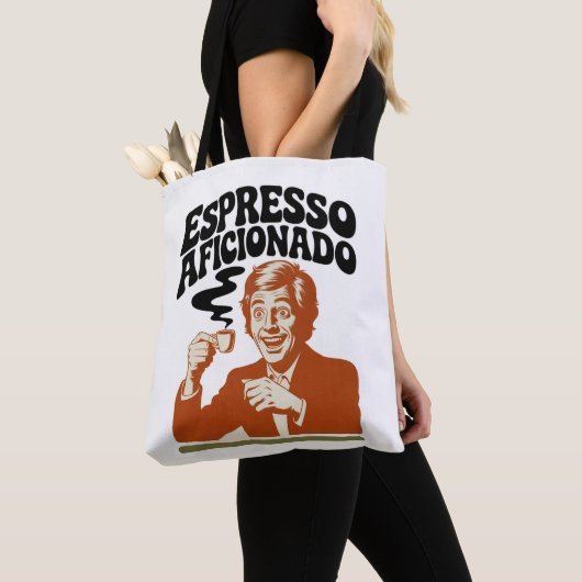 Tote Bag Espresso Aficionado - Java Lover (De près)