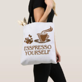 Tote Bag Espresso Vous-Même Conception De Café-Cup (De près)