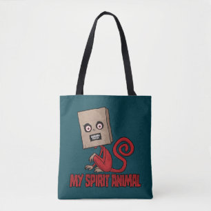 Tote Bag Esprit Animal Singe Masqué Maniatique