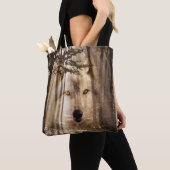 Tote Bag Esprit de loup dans les bois (De près)