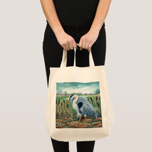 Tote Bag Esprit d'Héron (Devant (produit))