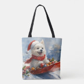 Tote Bag Esquimau américain dans la boue Laisser il neige N (Dos)
