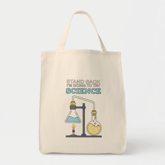 Tote Bag Essayer la science (Devant)
