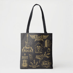Tote Bag Essence de musique rock énergique