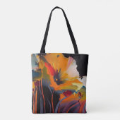 Tote Bag Essence du jardin – Expression florale abstraite (Dos)