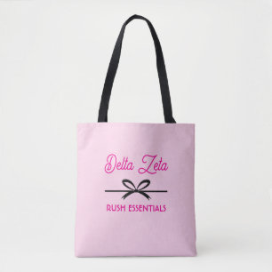 Tote Bag Essentiels de la semaine d'adhésion à une sororité
