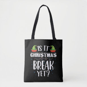 Tote Bag Est-ce déjà les vacances de Noël Drôle de professe