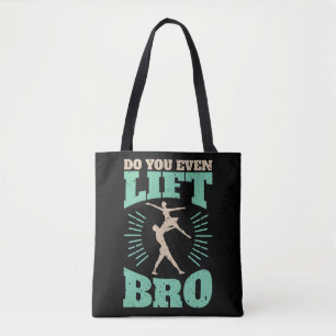 Tote Bag Est-Ce Que Vous Soulevez Même Brun Ballet Dancer H