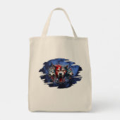 Tote Bag Estampa Graffiti - Cerberus Wolves - Bolsa (Dos)