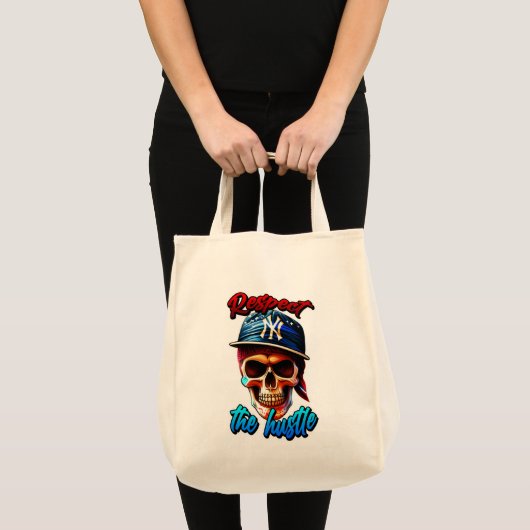 Tote Bag Estampa Hip Hop - Respect the Hustle - Bolsa (Devant (produit))