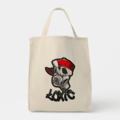 Tote Bag Estampa Hip Hop - Toxic Skull - Bolsa (Dos)