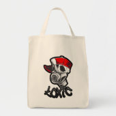 Tote Bag Estampa Hip Hop - Toxic Skull - Bolsa (Devant)