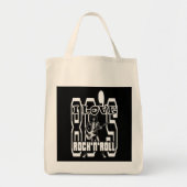 Tote Bag Estampa Rock - I Love 80s Rock’n’Roll – Bolsas (Devant)