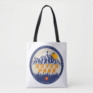 Tote Bag Estes Park Colorado Drapeau Montagnes Randonnée So