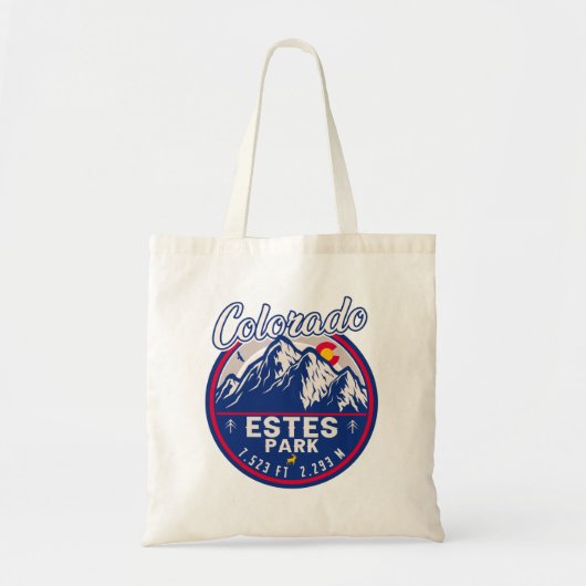 Tote Bag Estes Park Colorado Souvenirs - Camping randonnée (Devant)