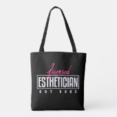 Tote Bag Esthéticien agréé EST 2023 (Dos)