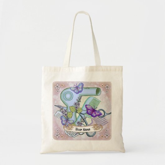 Tote Bag Esthéticienne Papillon (Devant)