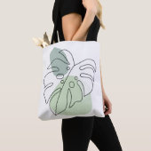 Tote Bag Esthétique botanique moderne (De près)