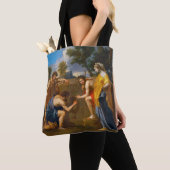 Tote Bag Et dans Arcadia ego, Poussin (De près)