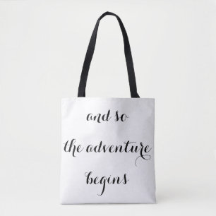Tote Bag "Et donc l'aventure commence" Voyage