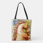 Tote Bag étalon brun de mustang (Dos)