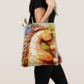 Tote Bag étalon brun de mustang (De près)