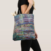 Tote Bag Etang Lily (Harmonie Rose), Monet (De près)