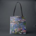 Tote Bag Etang Lily, Monet<br><div class="desc">Oscar-Claude Monet (14 novembre 1840 - 5 décembre 1926) était un peintre français, un fondateur de la peinture impressionniste française et le praticien le plus constant et le plus prolifique de la philosophie du mouvement d'exprimer ses perceptions avant la nature, surtout en ce qui concerne la peinture en plein air...</div>