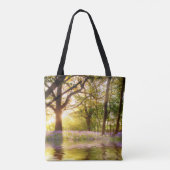 Tote Bag étang magique dans la forêt de bluebell (Dos)